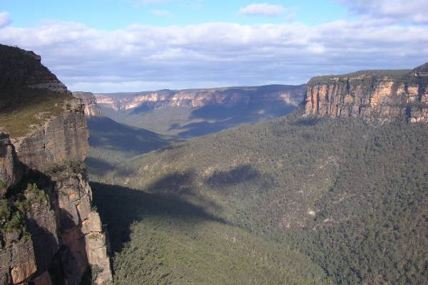 The blue mountains