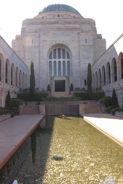 The Australian War Memorial building.
