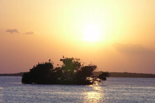 Sunset from San Pedro, 20th April.