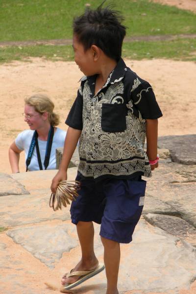 Young vendor