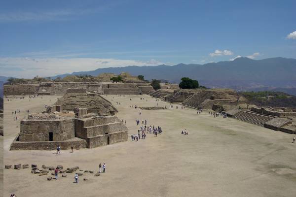 Historic site of Monte Alban, Oaxaca