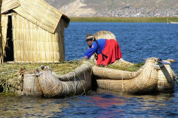 Reed island boats