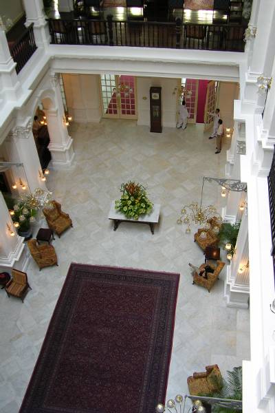 Raffles lobby